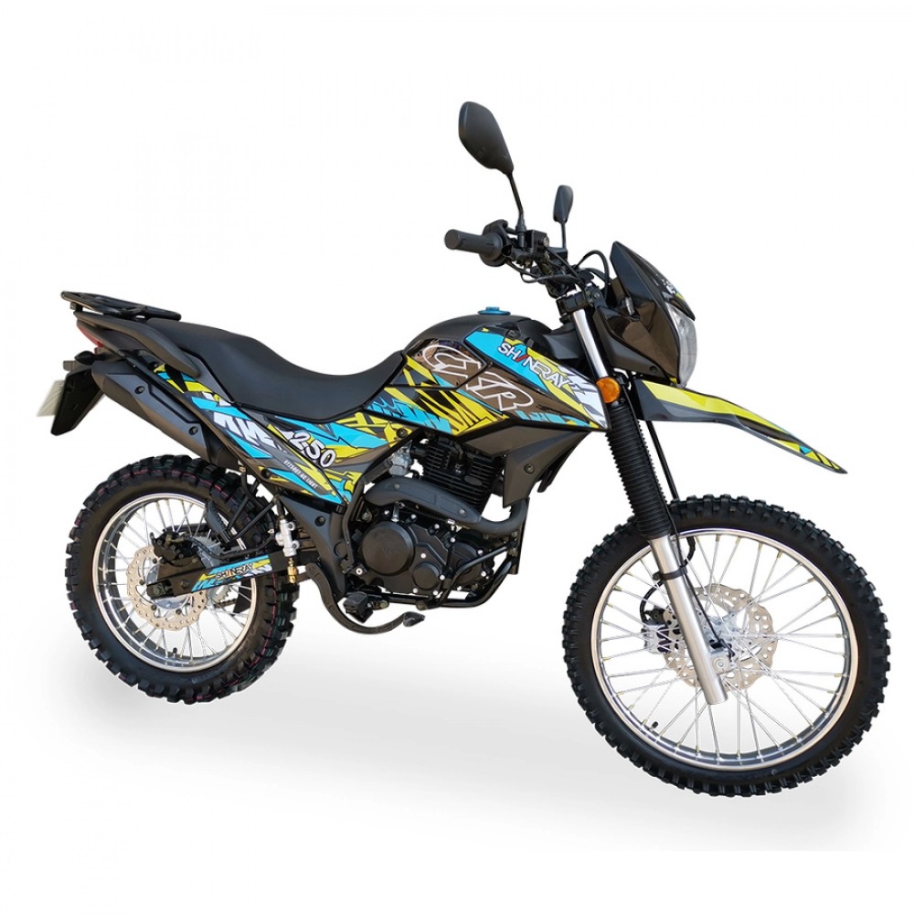 Купить Мотоцикл Shineray XY250GY-6C Light Желто-синий в Киеве и